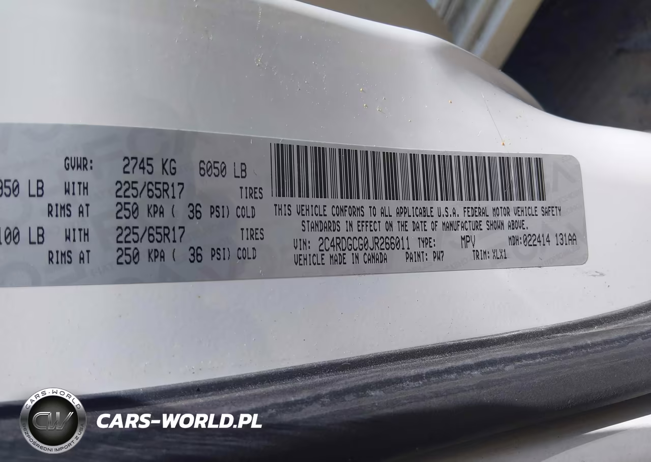 2018 Dodge Grand Caravan Sxt VIN:2C4RDGCG0JR266011 - 9
