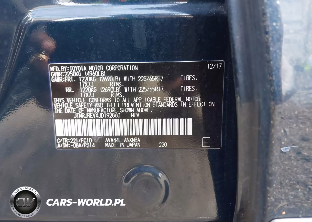2018 Toyota Rav4 Hybrid Xle VIN:JTMRJREVXJD192860 - 9
