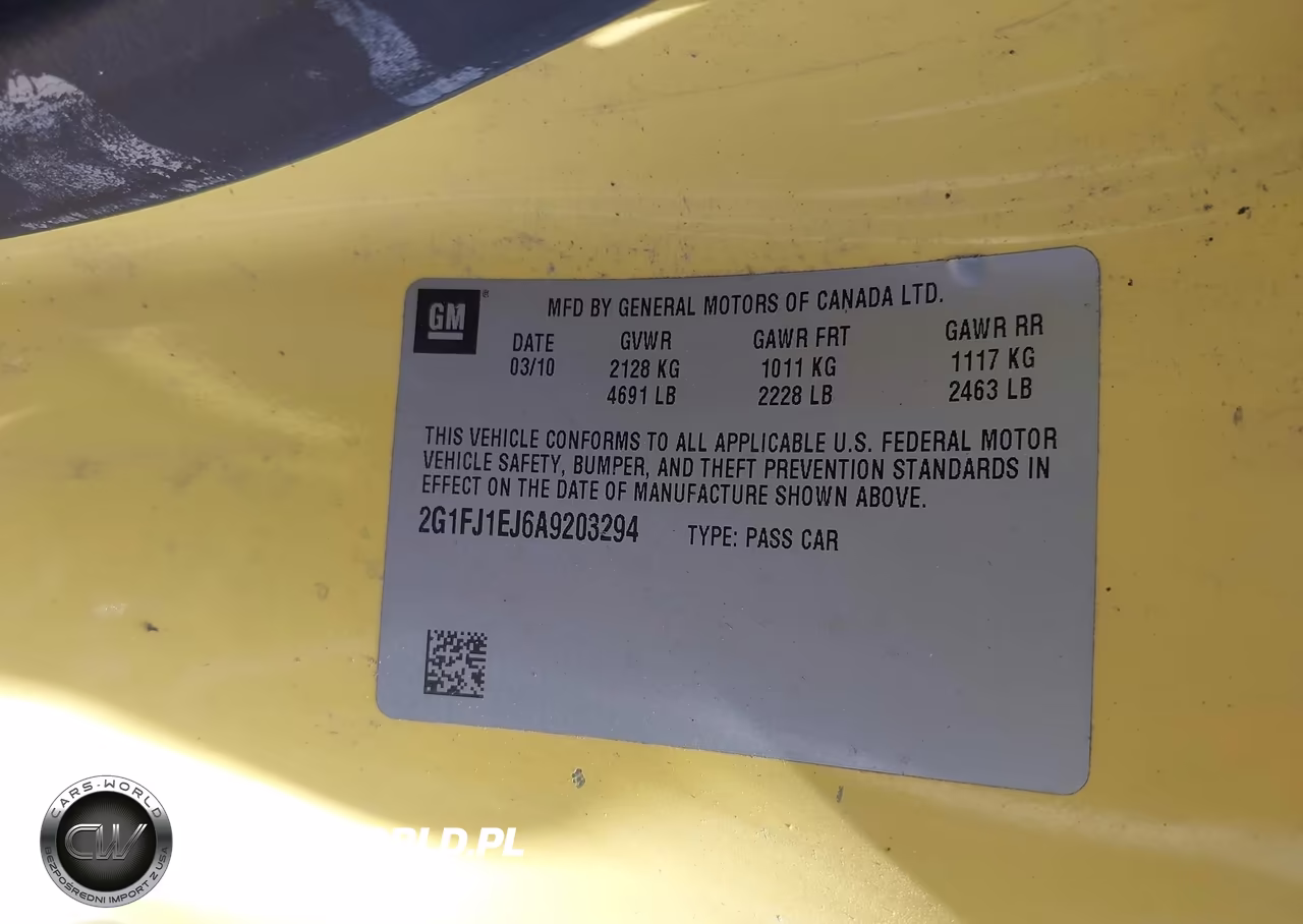 2010 Chevrolet Camaro 1Ss VIN:2G1FJ1EJ6A9203294 - 9