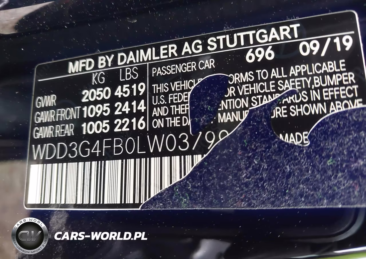 2020 Mercedes-Benz A 220 4Matic VIN:WDD3G4FB0LW037999 - 9