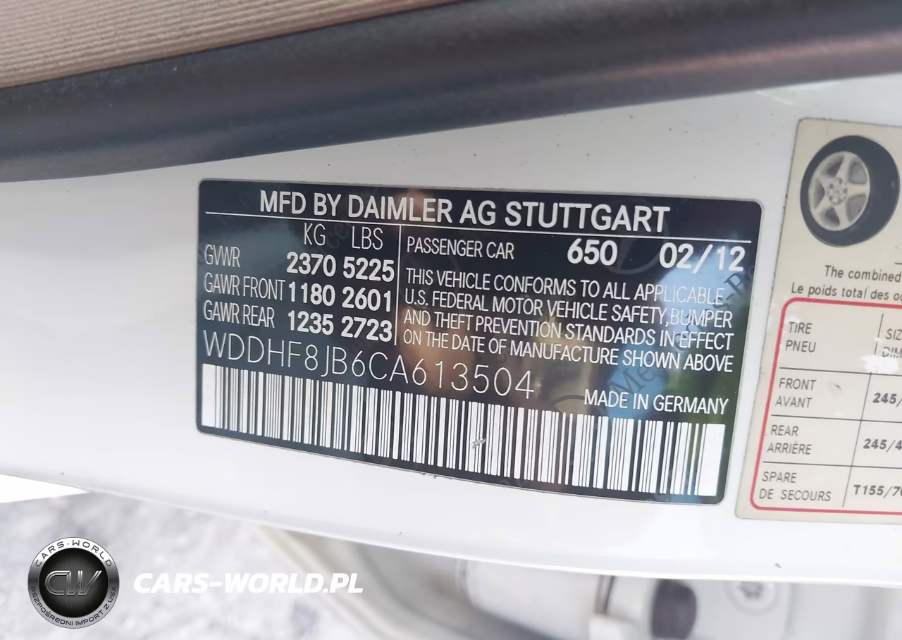 2012 Mercedes-Benz E 350 4Matic VIN:WDDHF8JB6CA613504 - 9
