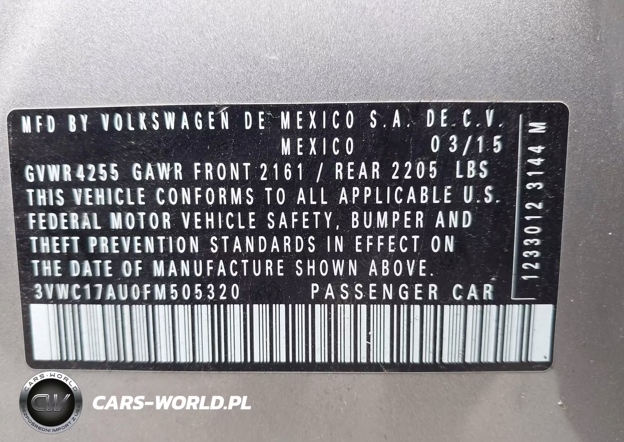 2015 Volkswagen Golf Sportwagen Tsi Se 4-Door VIN:3VWC17AU0FM505320 - 9