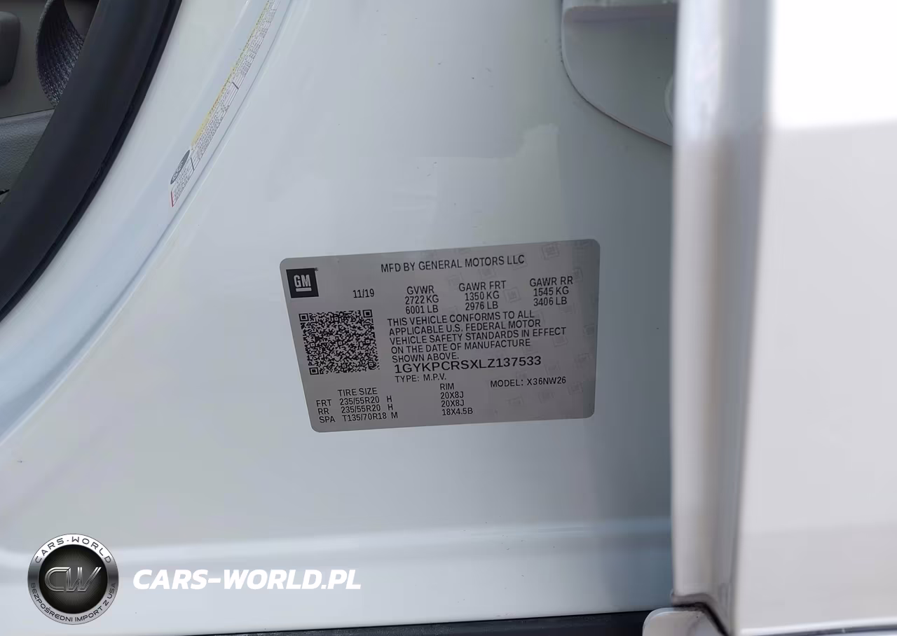 2020 Cadillac Xt6 Fwd Premium Luxury VIN:1GYKPCRSXLZ137533 - 9