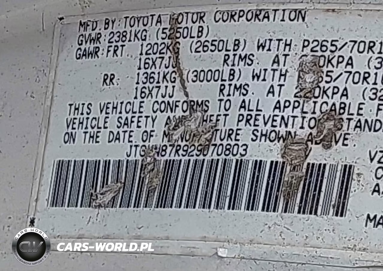 2002 Toyota 4Runner Limited V6 VIN:JT3HN87R929070803 - 9