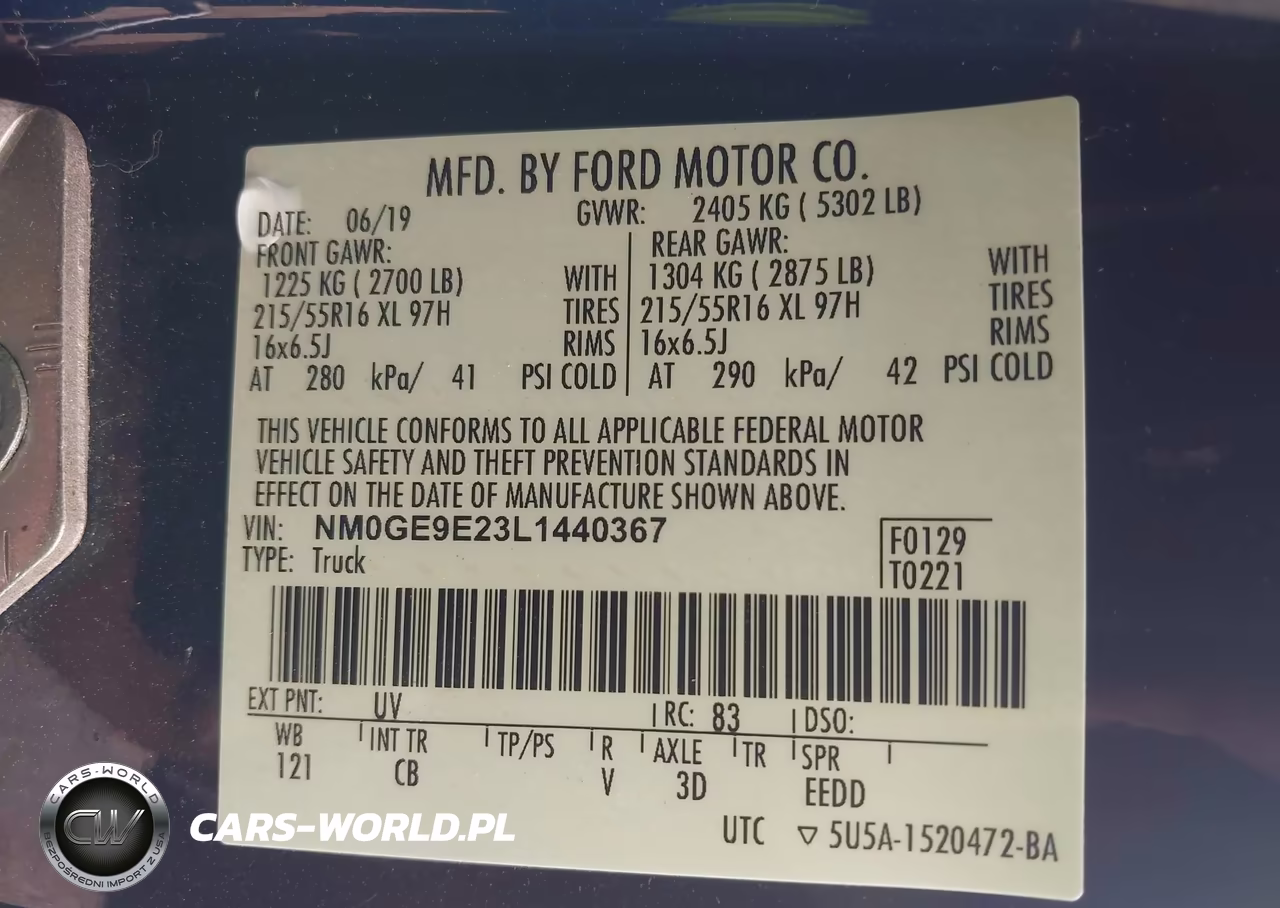 2020 Ford Transit Connect Xl Passenger VIN:NM0GE9E23L1440367 - 9