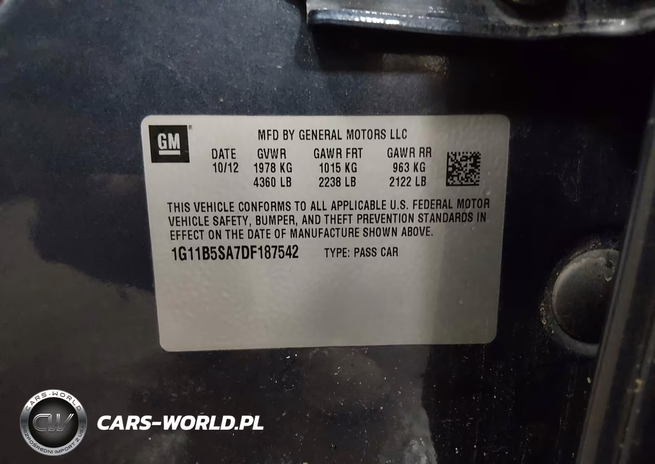 2013 Chevrolet Malibu 1Ls VIN:1G11B5SA7DF187542 - 9