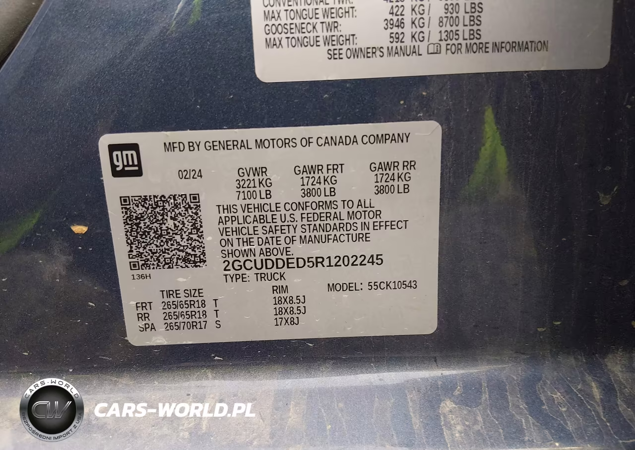 2024 Chevrolet Silverado 1500 4Wd Short Bed Lt VIN:2GCUDDED5R1202245 - 9