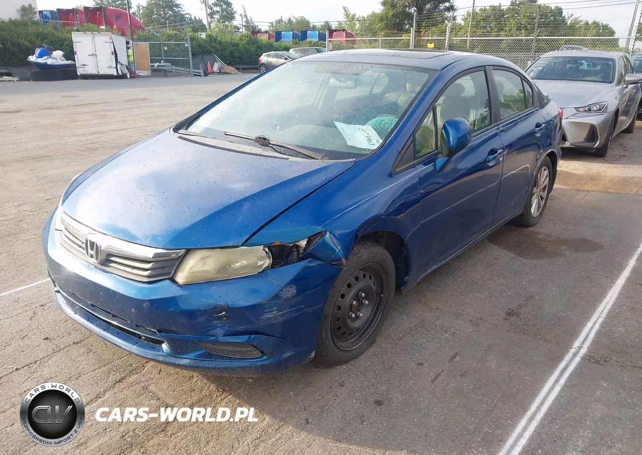 2012 Honda Civic Ex-L VIN:2HGFB2F96CH512966 - 2