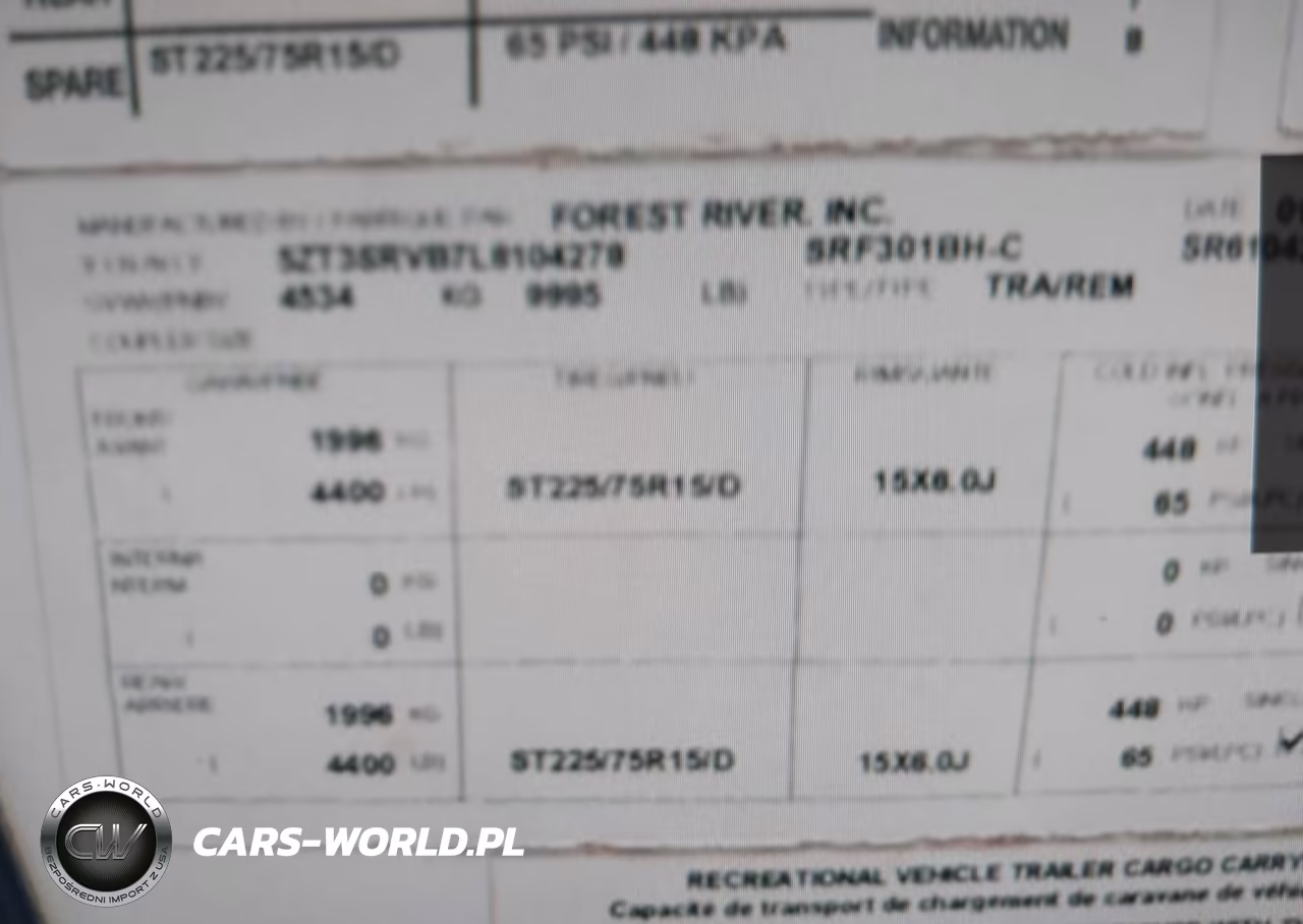 2020 Forest River Other VIN:5ZT3SRVB7L6104278 - 9
