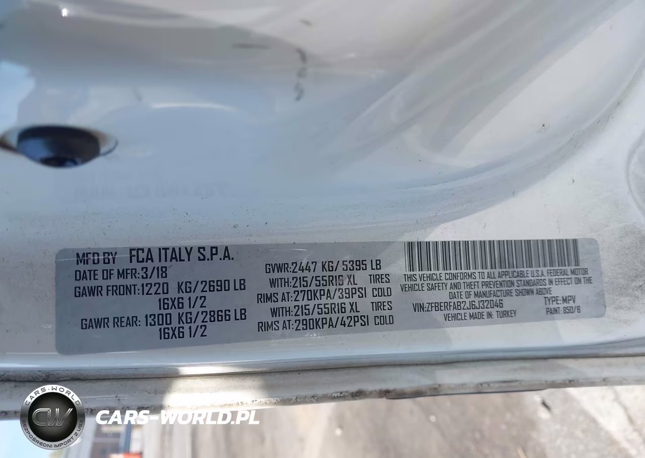 2018 Ram Promaster City Tradesman VIN:ZFBERFAB2J6J32046 - 9