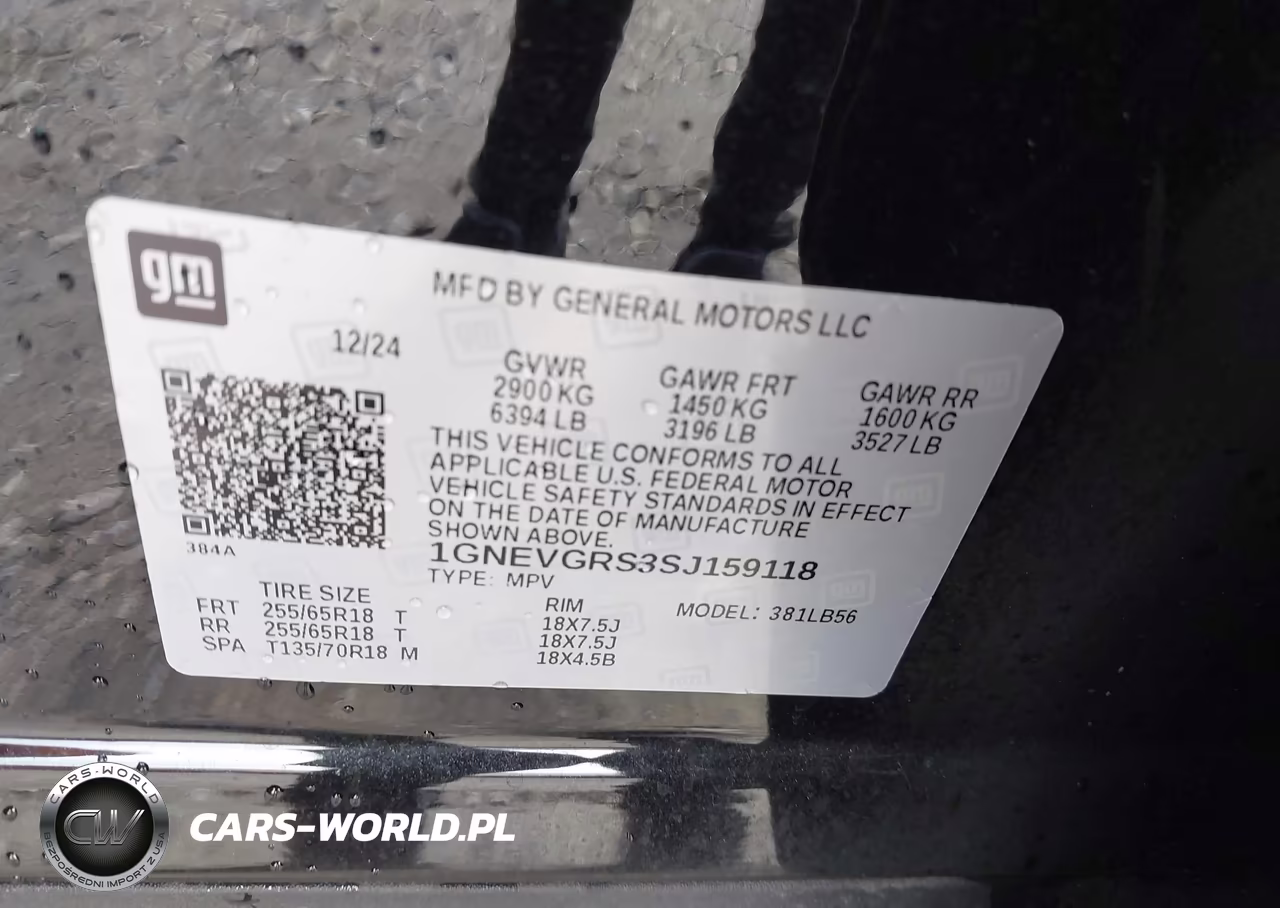 2025 Chevrolet Traverse Awd Lt VIN:1GNEVGRS3SJ159118 - 9