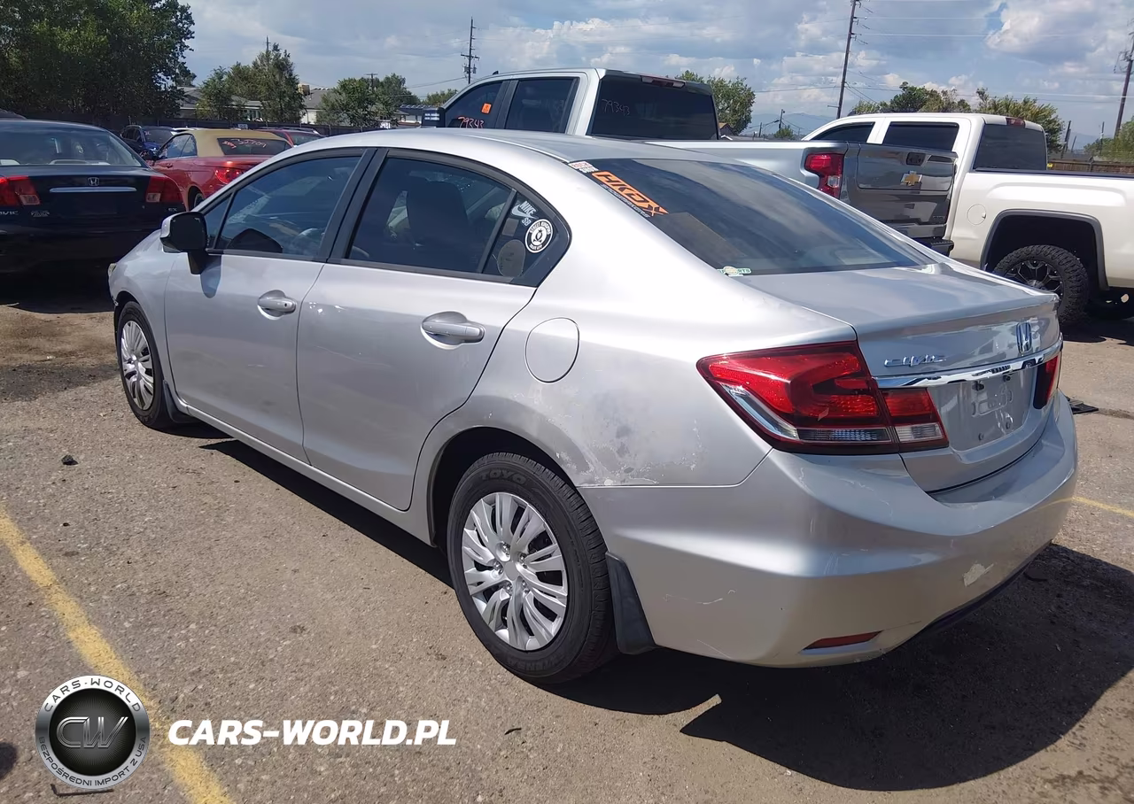 2013 Honda Civic Lx VIN:19XFB2F52DE094852 - 3