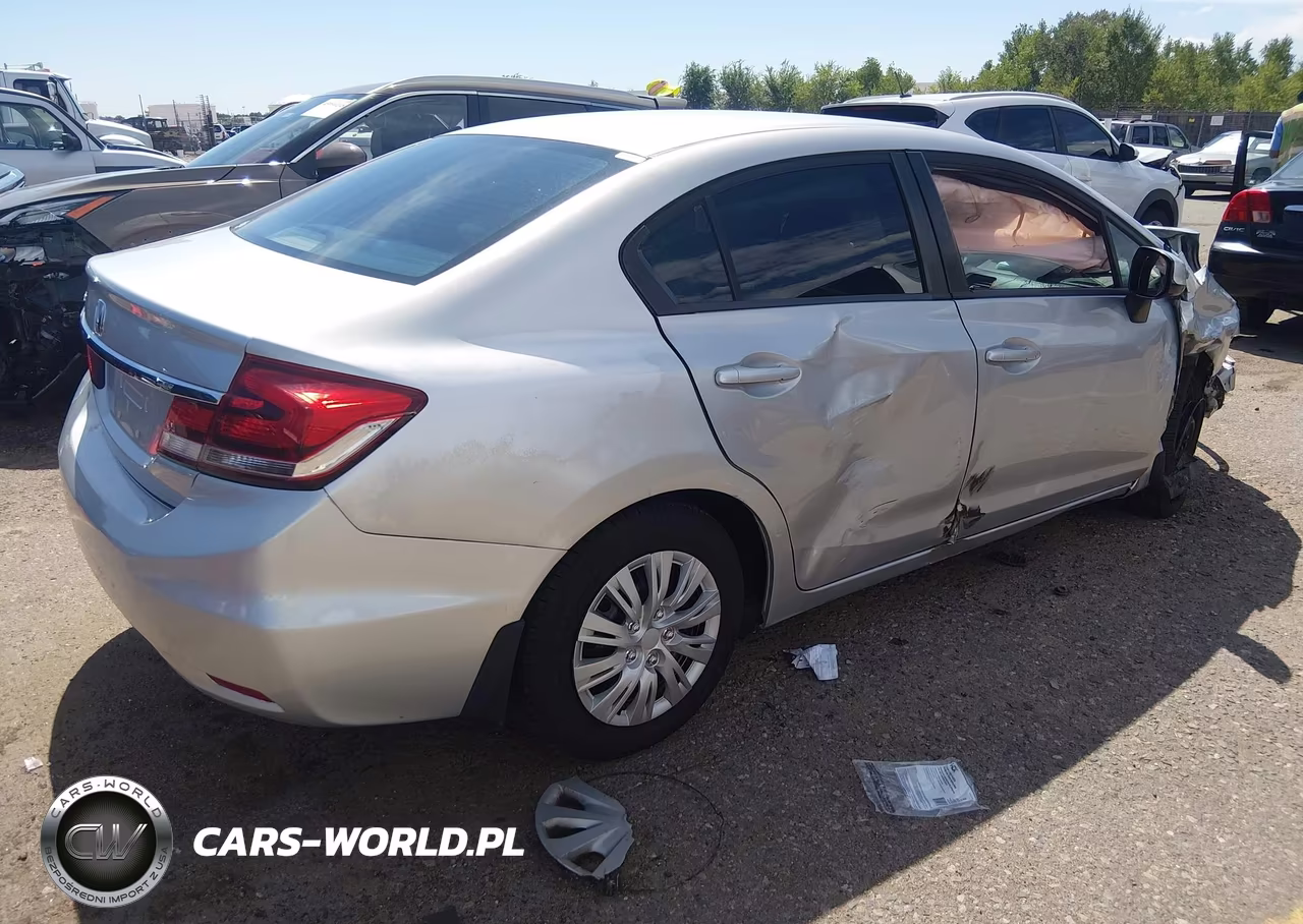 2013 Honda Civic Lx VIN:19XFB2F52DE094852 - 4