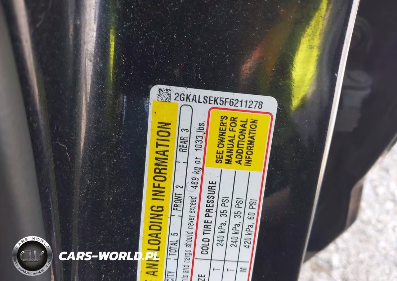 2015 GMC Terrain Slt-1 VIN:2GKALSEK5F6211278 - 9
