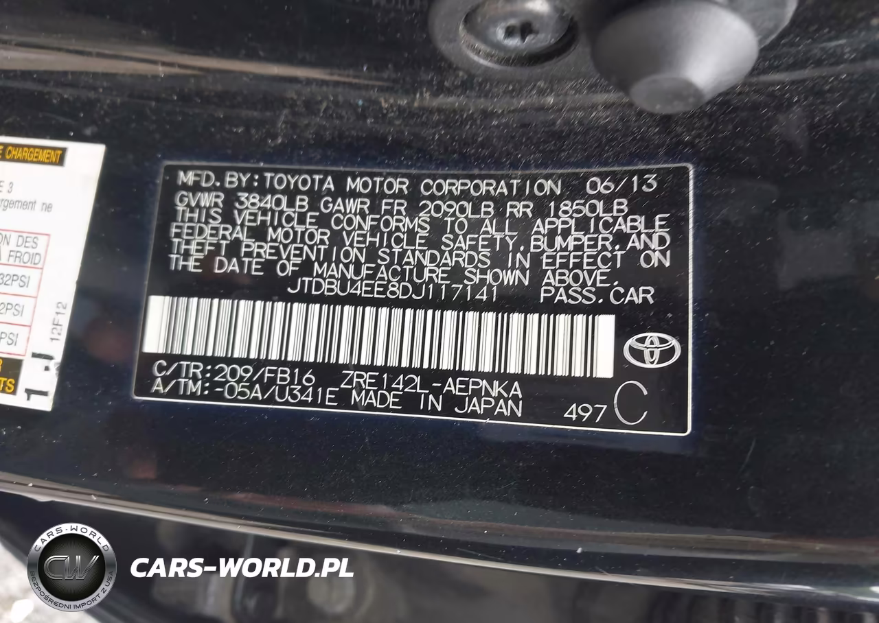 2013 Toyota Corolla Le VIN:JTDBU4EE8DJ117141 - 9