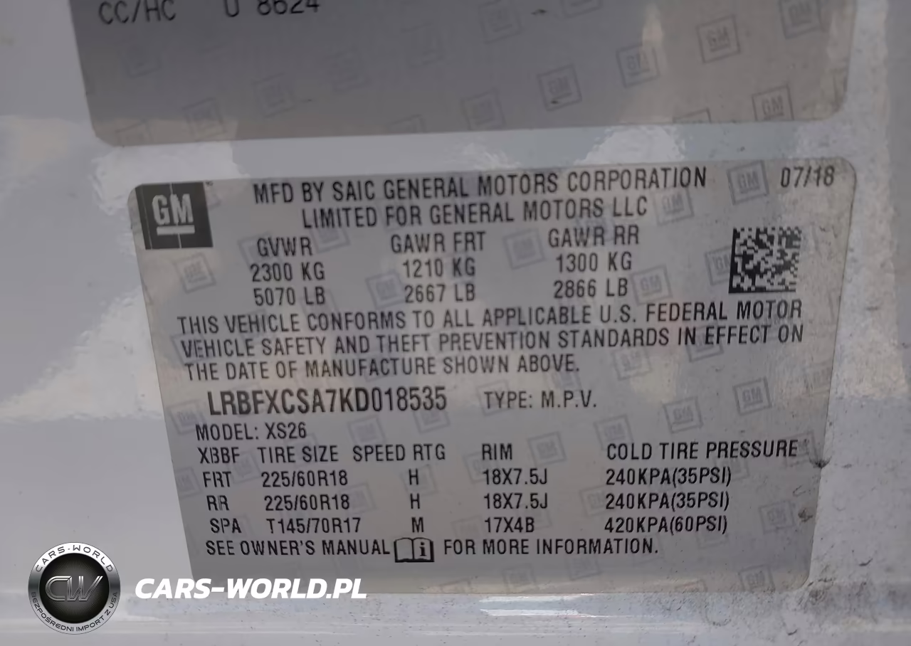 2019 Buick Envision Fwd Essence VIN:LRBFXCSA7KD018535 - 9
