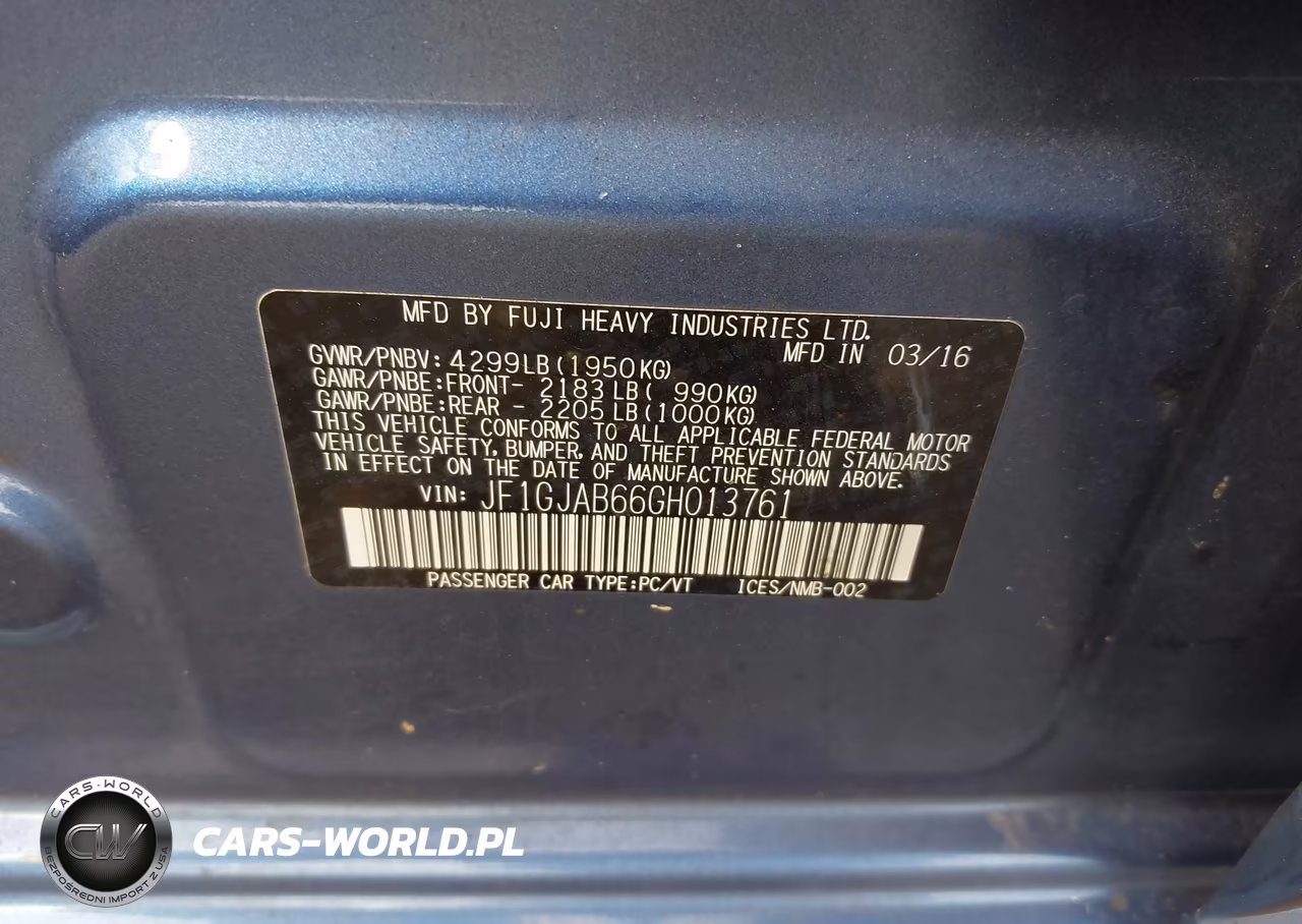 2016 Subaru Impreza 2.0I Premium VIN:JF1GJAB66GH013761 - 9
