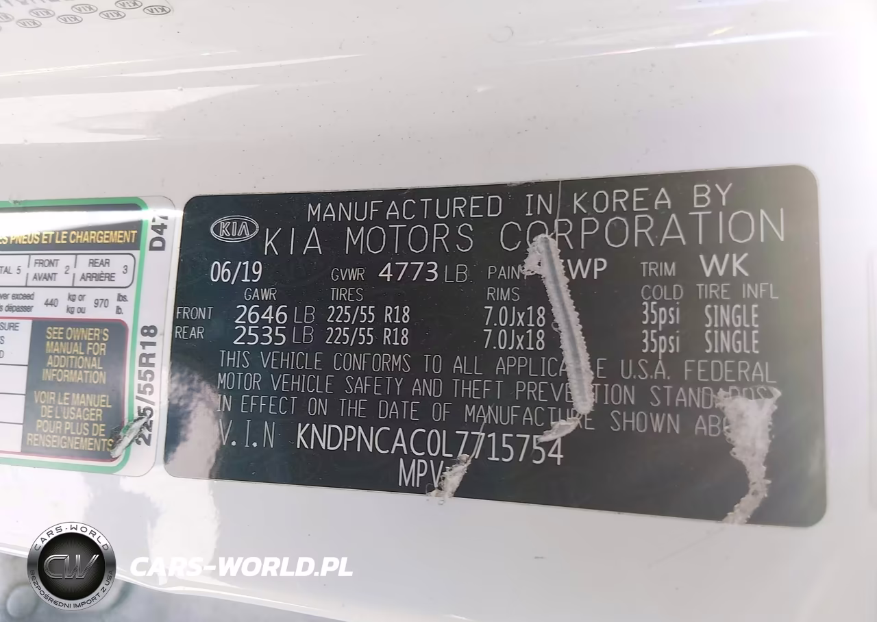 2020 Kia Sportage Ex VIN:KNDPNCAC0L7715754 - 9