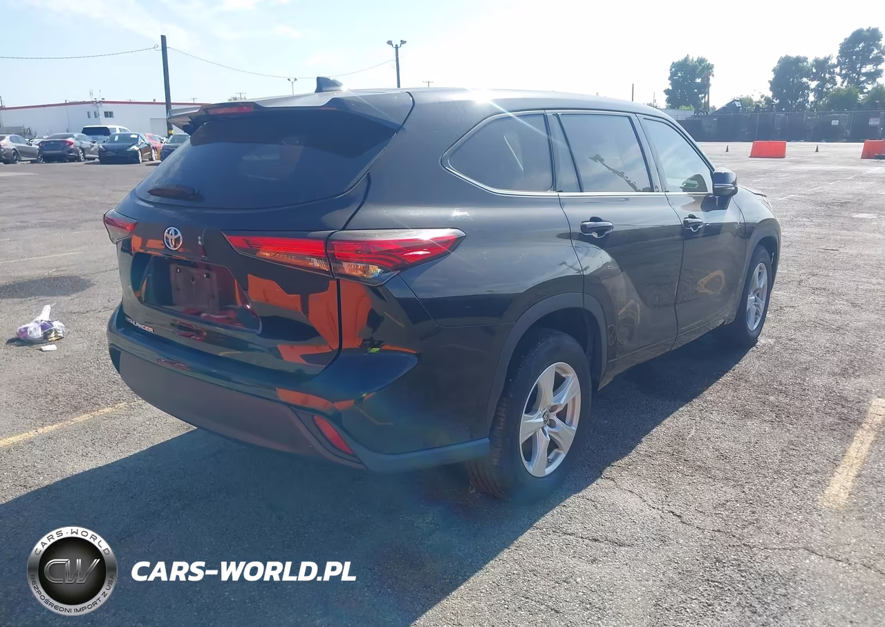 2021 Toyota Highlander L VIN:5TDCZRAH0MS033935 - 4