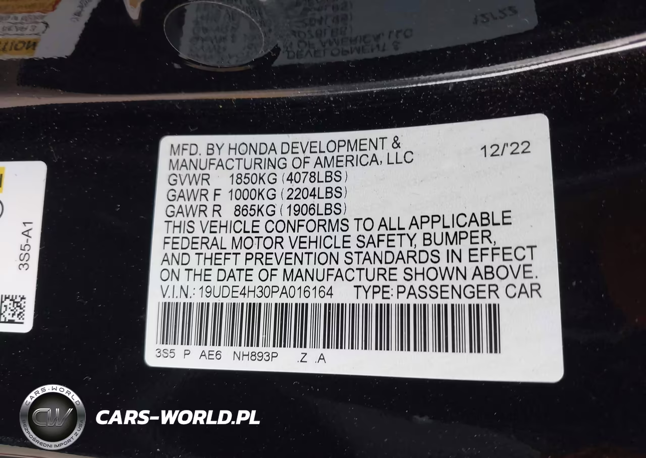2023 Acura Integra A-Spec VIN:19UDE4H30PA016164 - 9