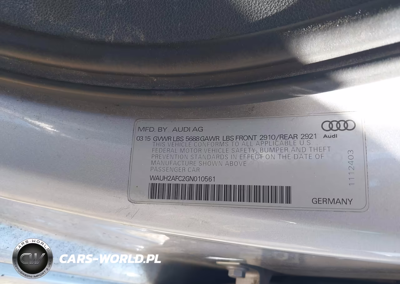 2016 Audi S6 Prestige VIN:WAUH2AFC2GN010561 - 9