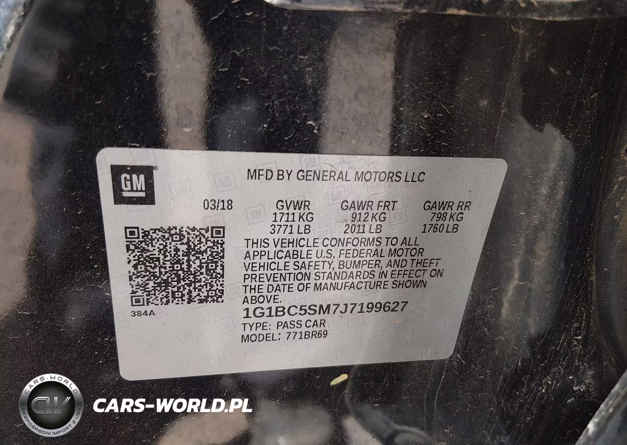 2018 Chevrolet Cruze Ls Auto VIN:1G1BC5SM7J7199627 - 8
