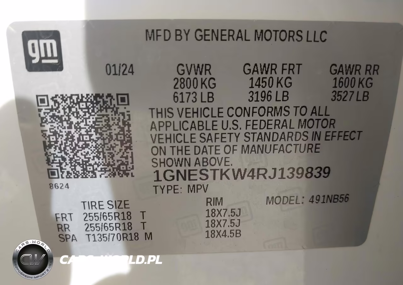 2024 Chevrolet Traverse Limited Fwd Ls VIN:1GNESTKW4RJ139839 - 9