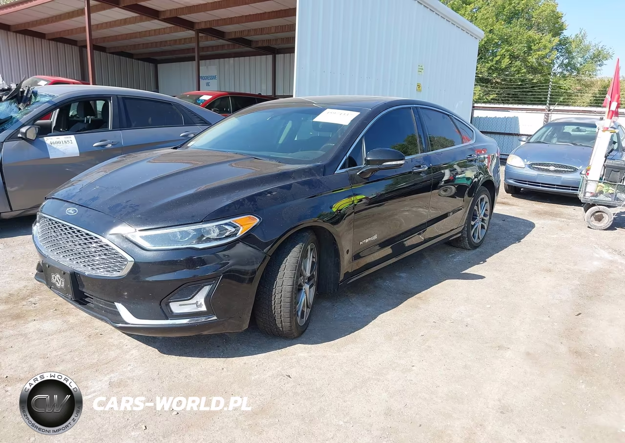 2019 Ford Fusion Hybrid Titanium VIN:3FA6P0RU0KR140022 - 2