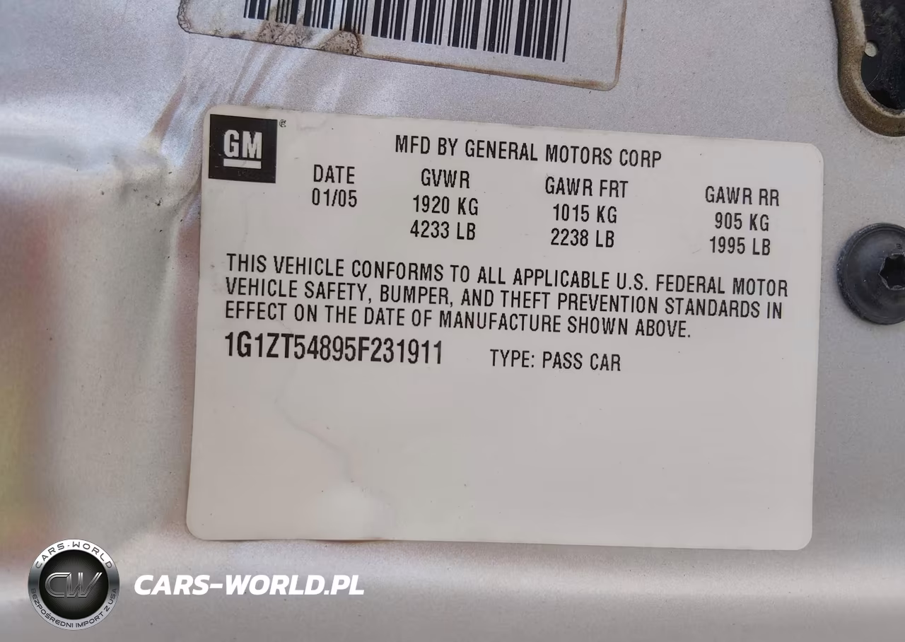2005 Chevrolet Malibu Ls VIN:1G1ZT54895F231911 - 9