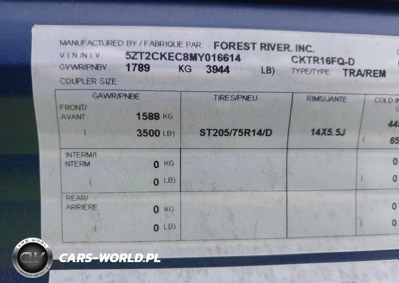 2021 Forest River Other VIN:5ZT2CKEC8MY016614 - 9