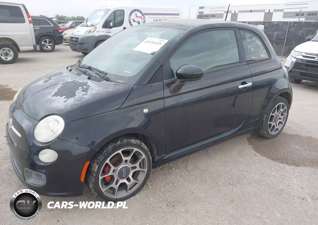2012 Fiat 500 Sport VIN:3C3CFFBR1CT115549 - 2