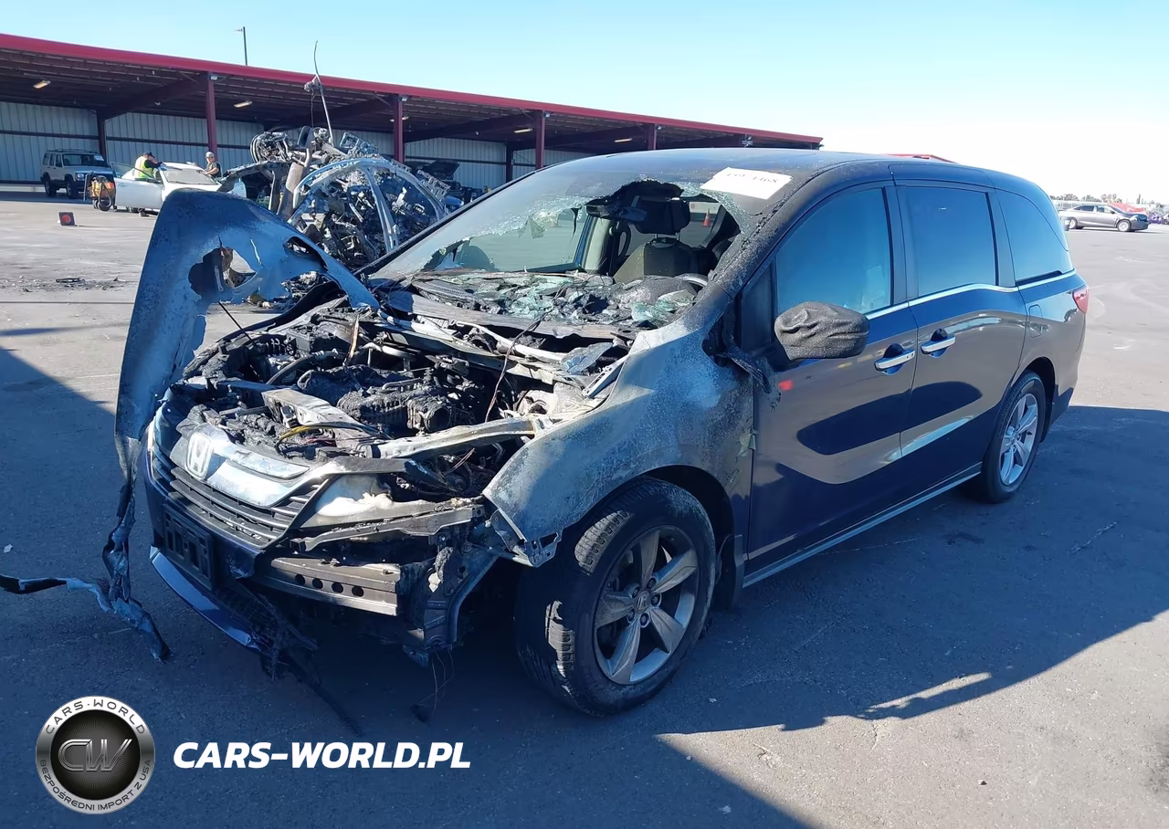 2020 Honda Odyssey Ex-L-Ex-L W-Navi Res VIN:5FNRL6H70LB069246 - 2