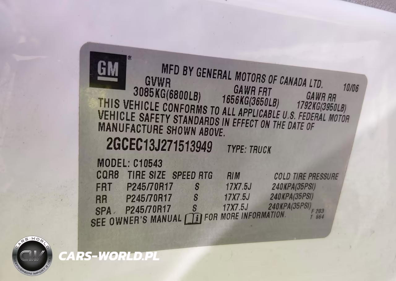 2007 Chevrolet Silverado 1500 Lt1 VIN:2GCEC13J271513949 - 9