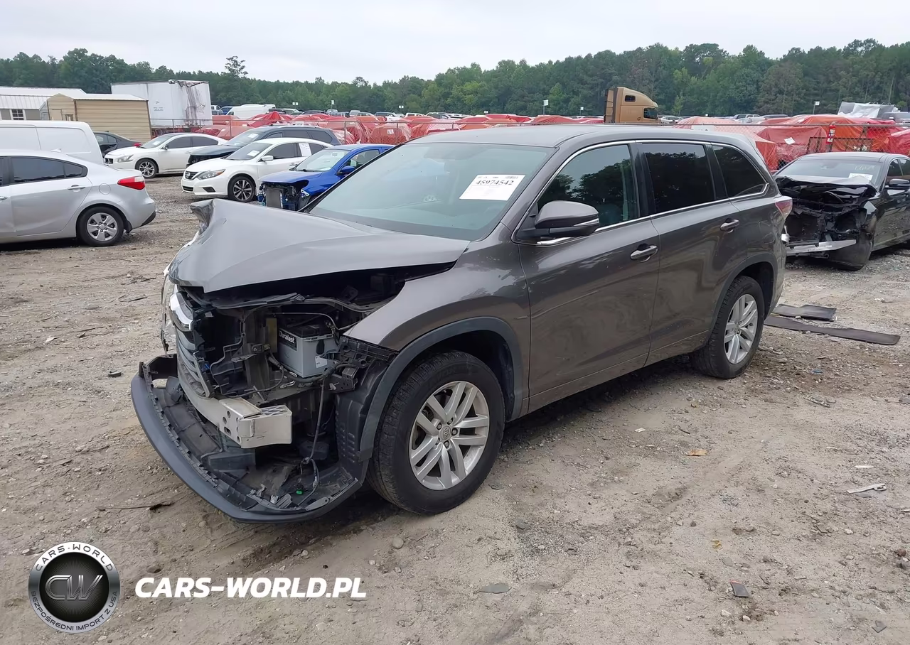 2014 Toyota Highlander Le VIN:5TDZARFH2ES007042 - 2