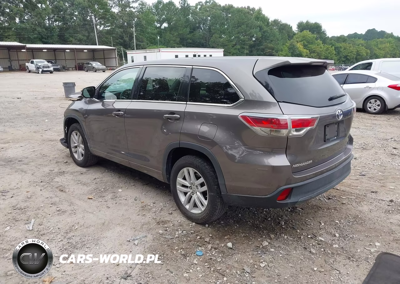 2014 Toyota Highlander Le VIN:5TDZARFH2ES007042 - 3