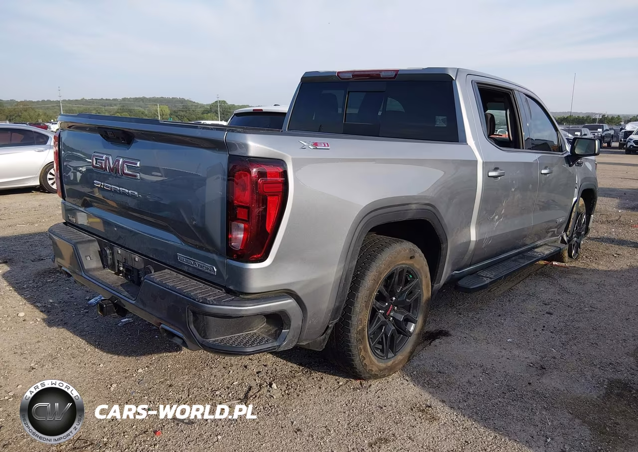 2025 GMC Sierra 1500 4Wd Short Box Elevation With 3Sb VIN:3GTUUCED9SG298162 - 4