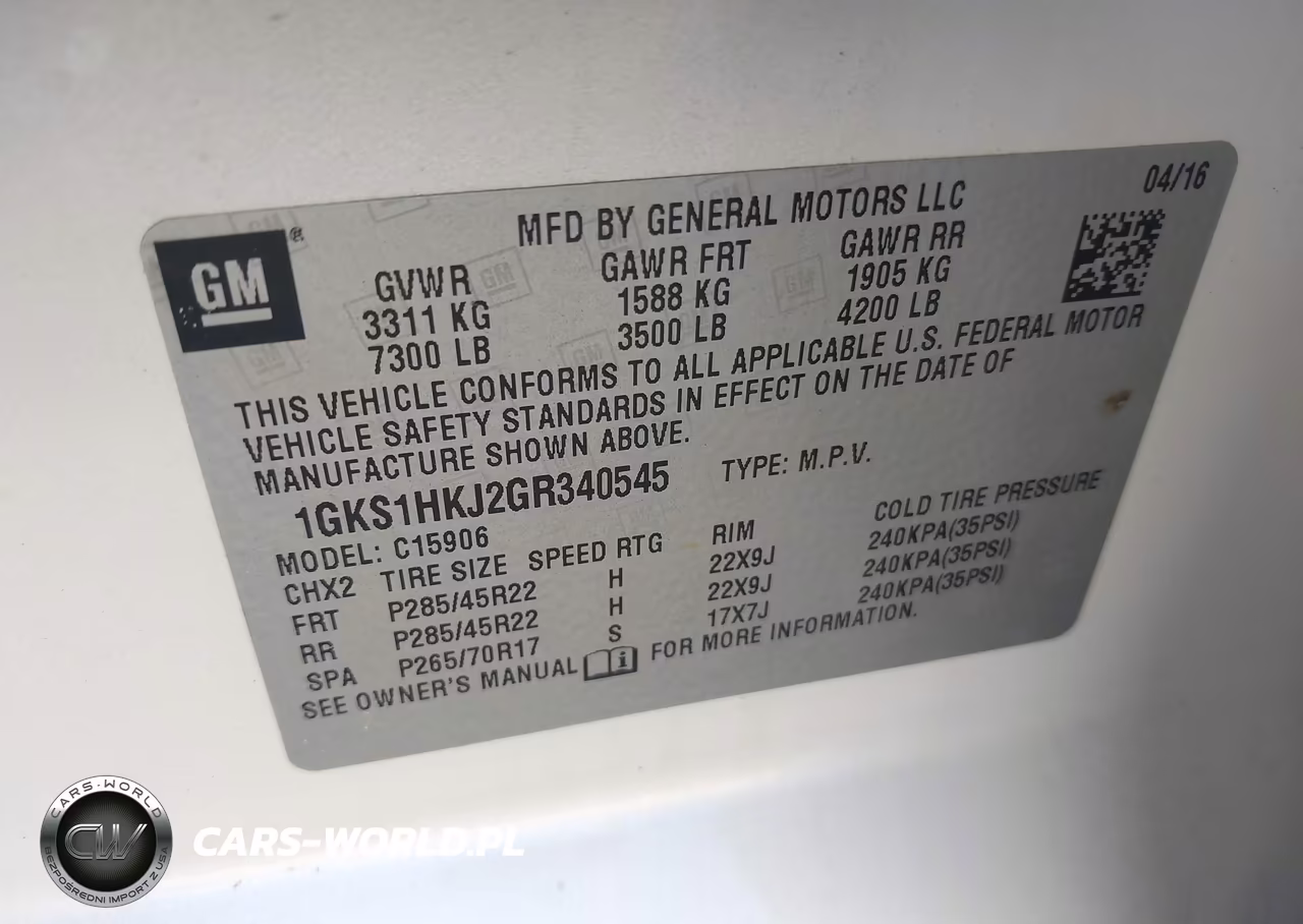 2016 GMC Yukon Xl Denali VIN:1GKS1HKJ2GR340545 - 9