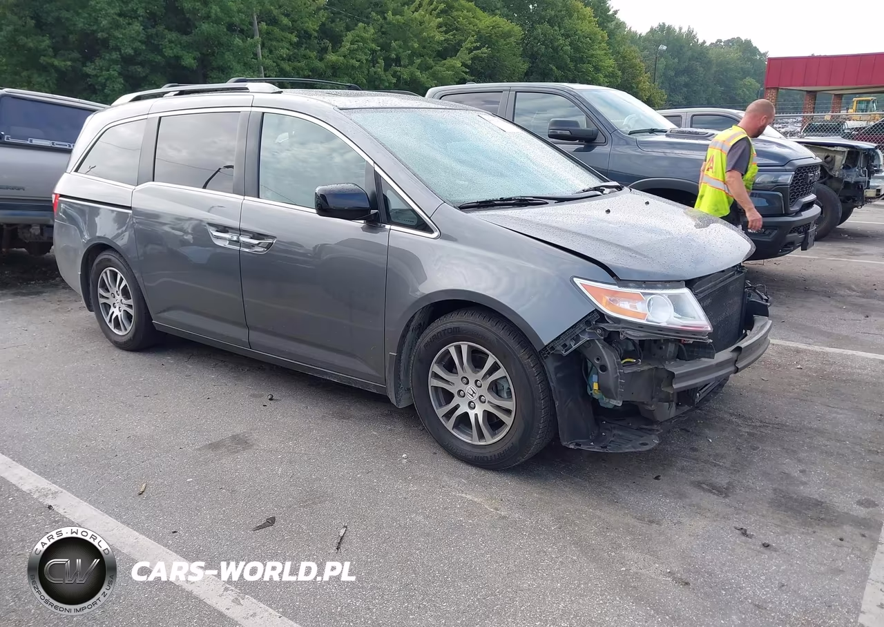 2012 Honda Odyssey Ex-L VIN:5FNRL5H62CB086504 - 1