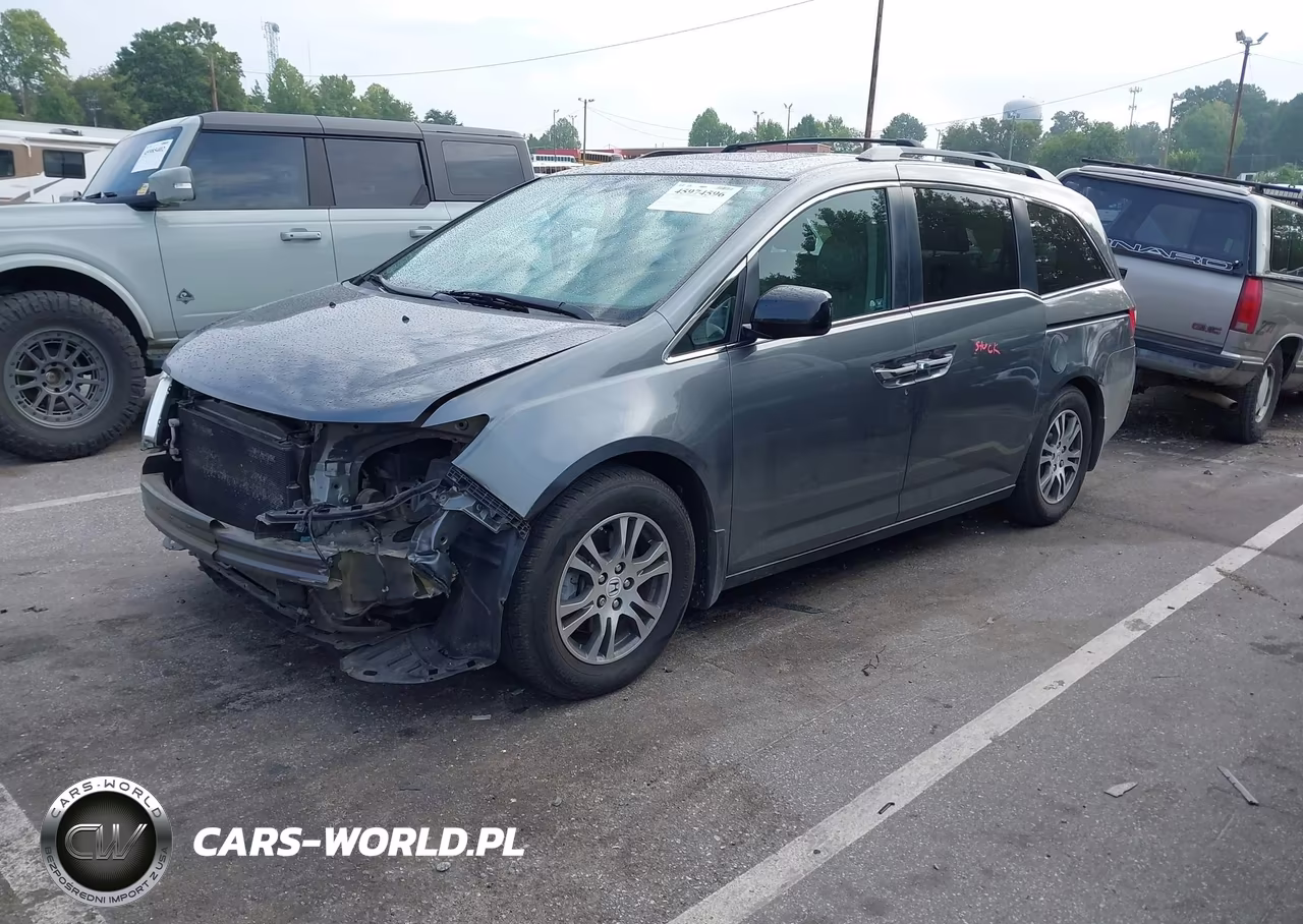 2012 Honda Odyssey Ex-L VIN:5FNRL5H62CB086504 - 2