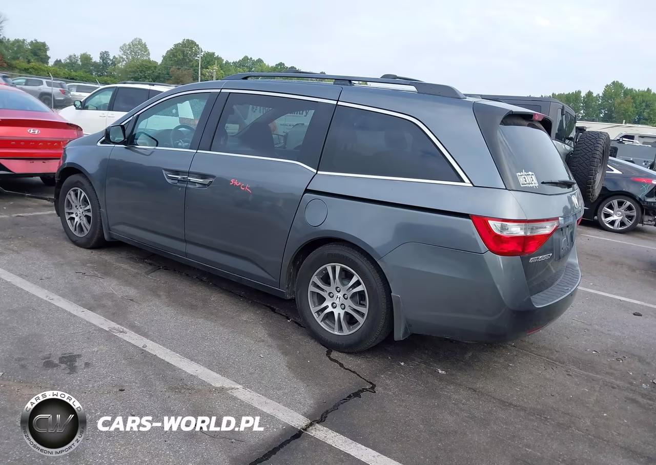 2012 Honda Odyssey Ex-L VIN:5FNRL5H62CB086504 - 3