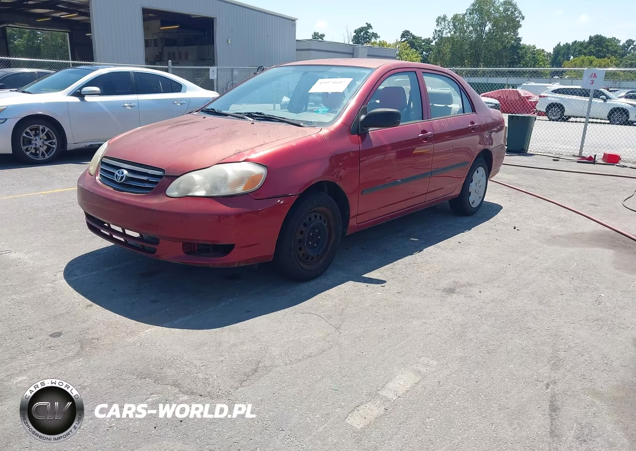 2003 Toyota Corolla Ce VIN:JTDBR32E230034213 - 2