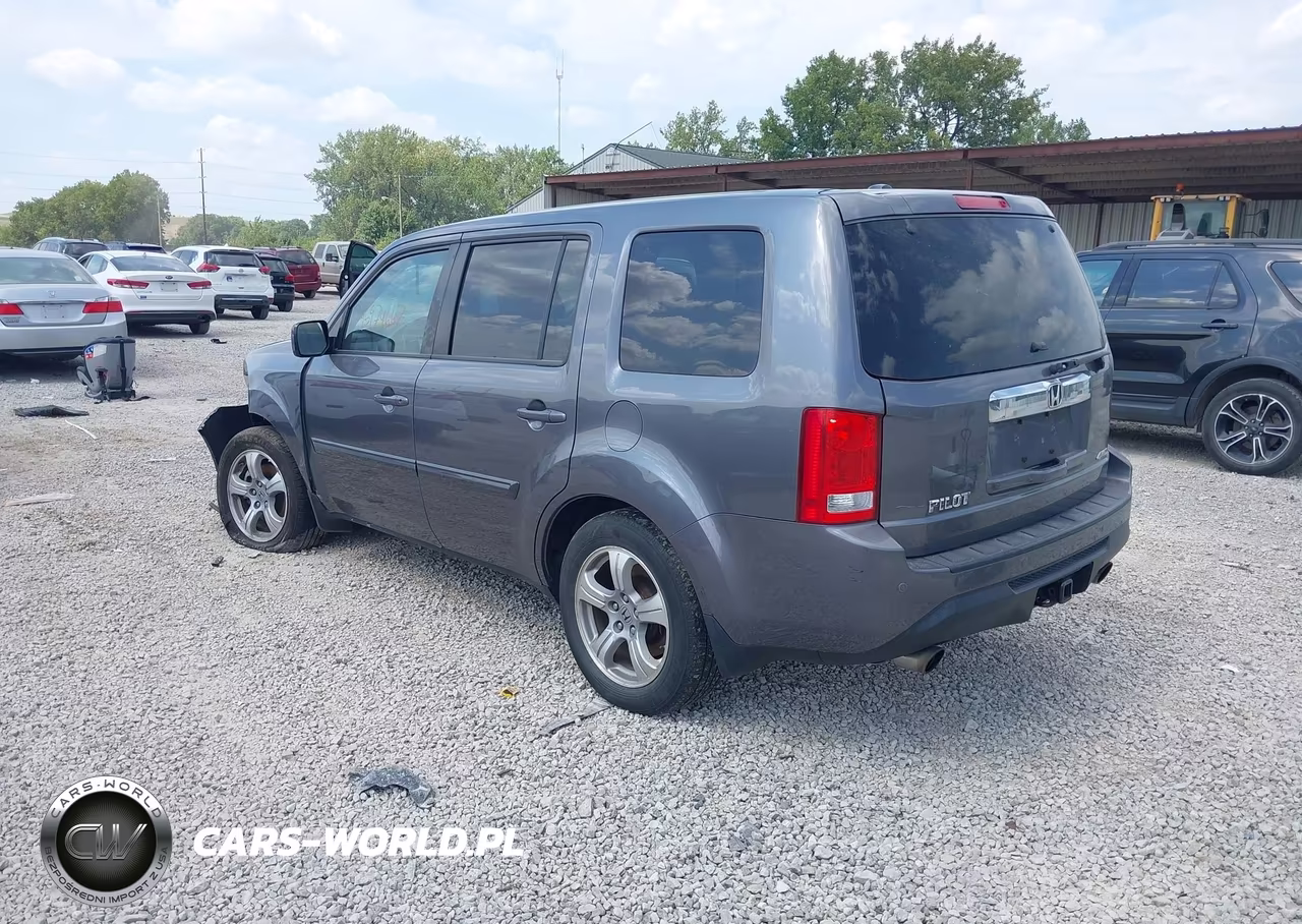 2014 Honda Pilot Ex-L VIN:5FNYF4H52EB026634 - 3