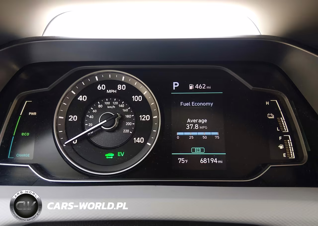 2020 Hyundai Ioniq Hybrid Blue VIN:KMHC65LC2LU218786 - 7