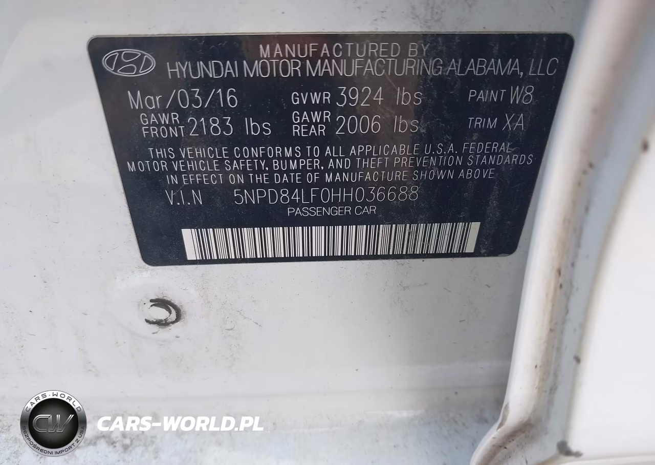 2017 Hyundai Elantra Se VIN:5NPD84LF0HH036688 - 9