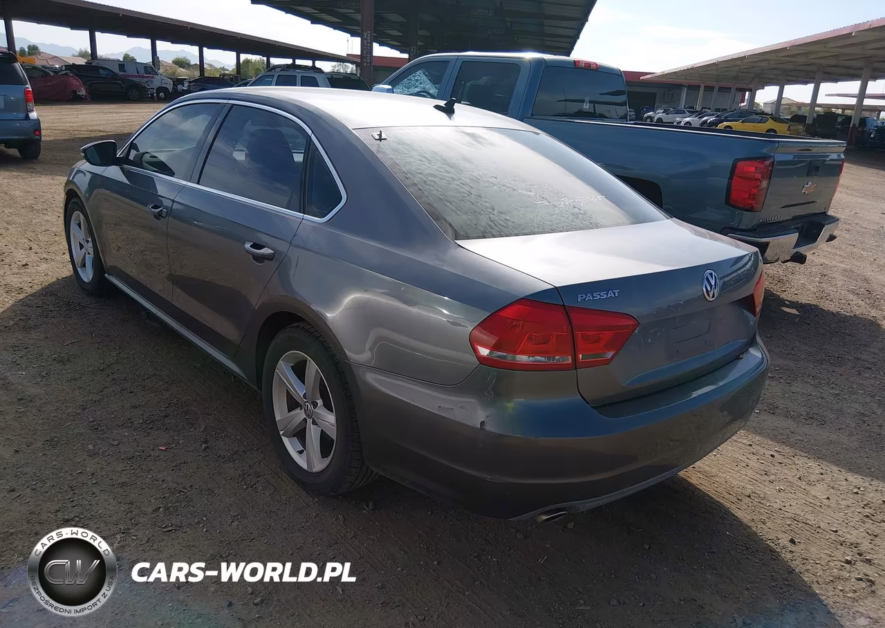 2012 Volkswagen Passat 2.5L Se VIN:1VWBP7A32CC047746 - 3