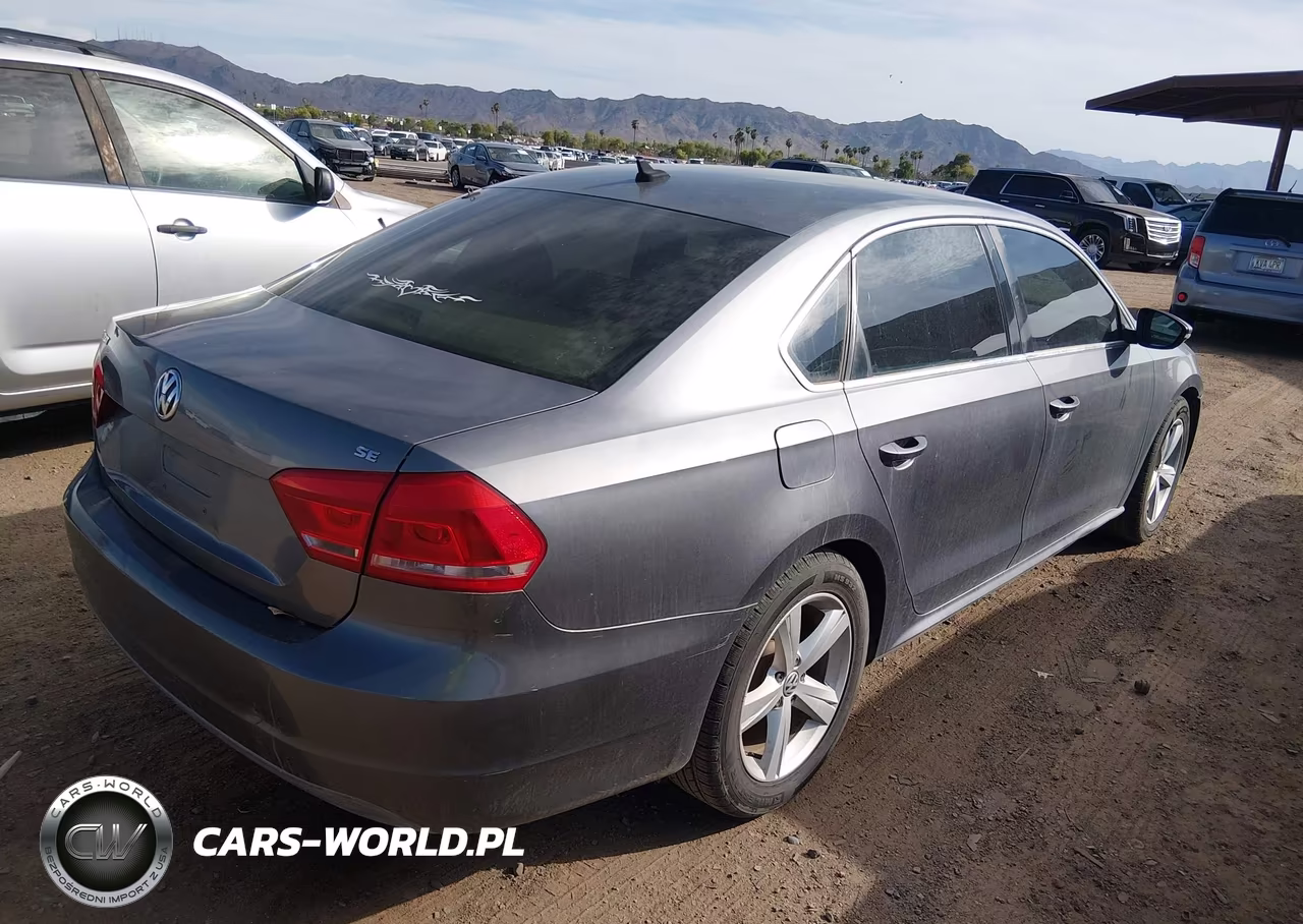 2012 Volkswagen Passat 2.5L Se VIN:1VWBP7A32CC047746 - 4