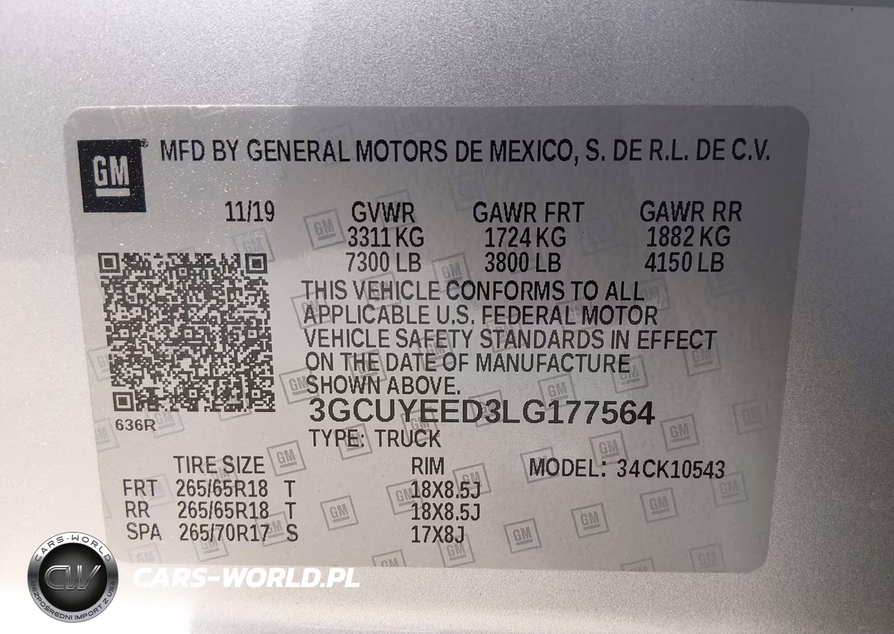 2020 Chevrolet Silverado 1500 4Wd Short Bed Rst VIN:3GCUYEED3LG177564 - 9
