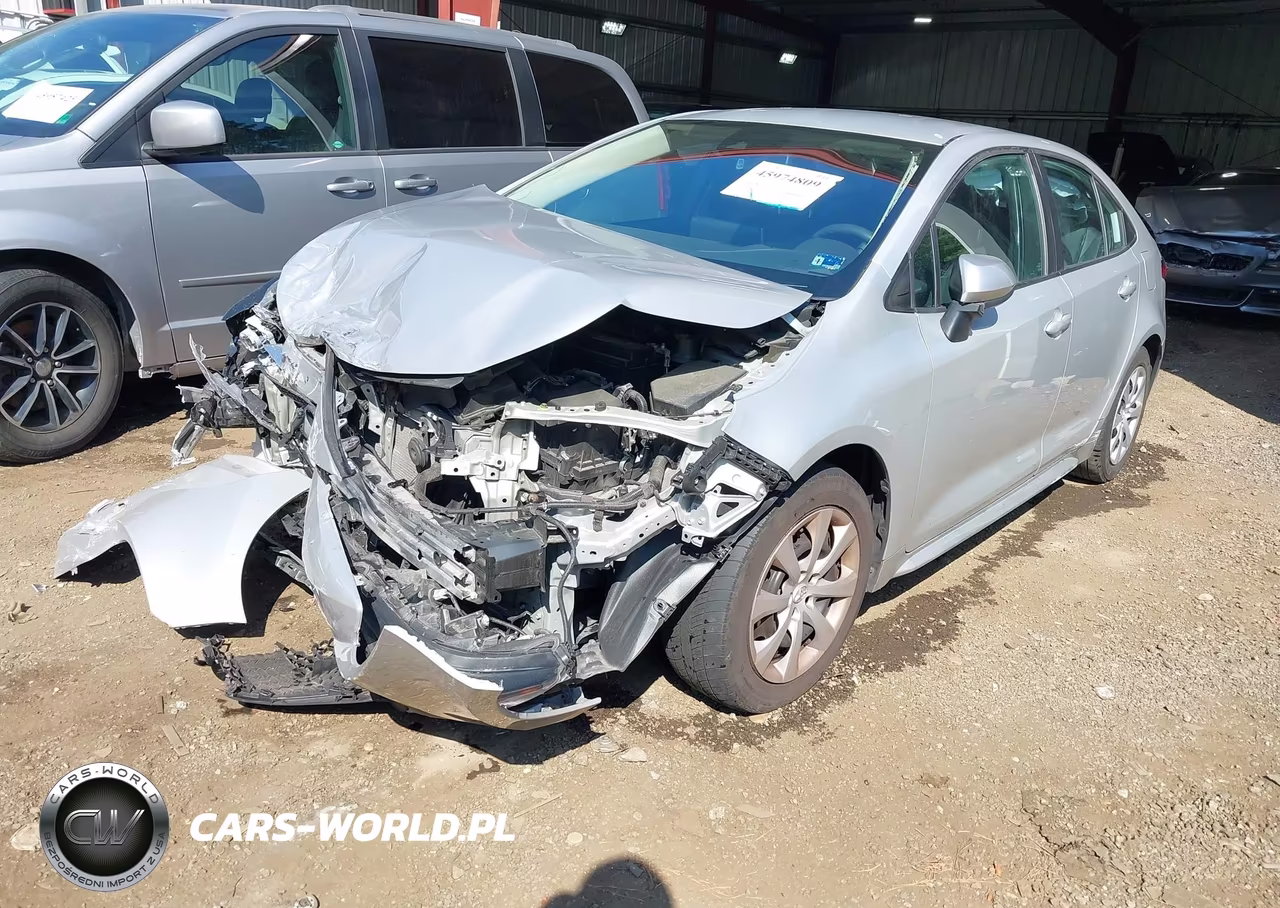 2021 Toyota Corolla Le VIN:5YFEPMAE0MP257190 - 2