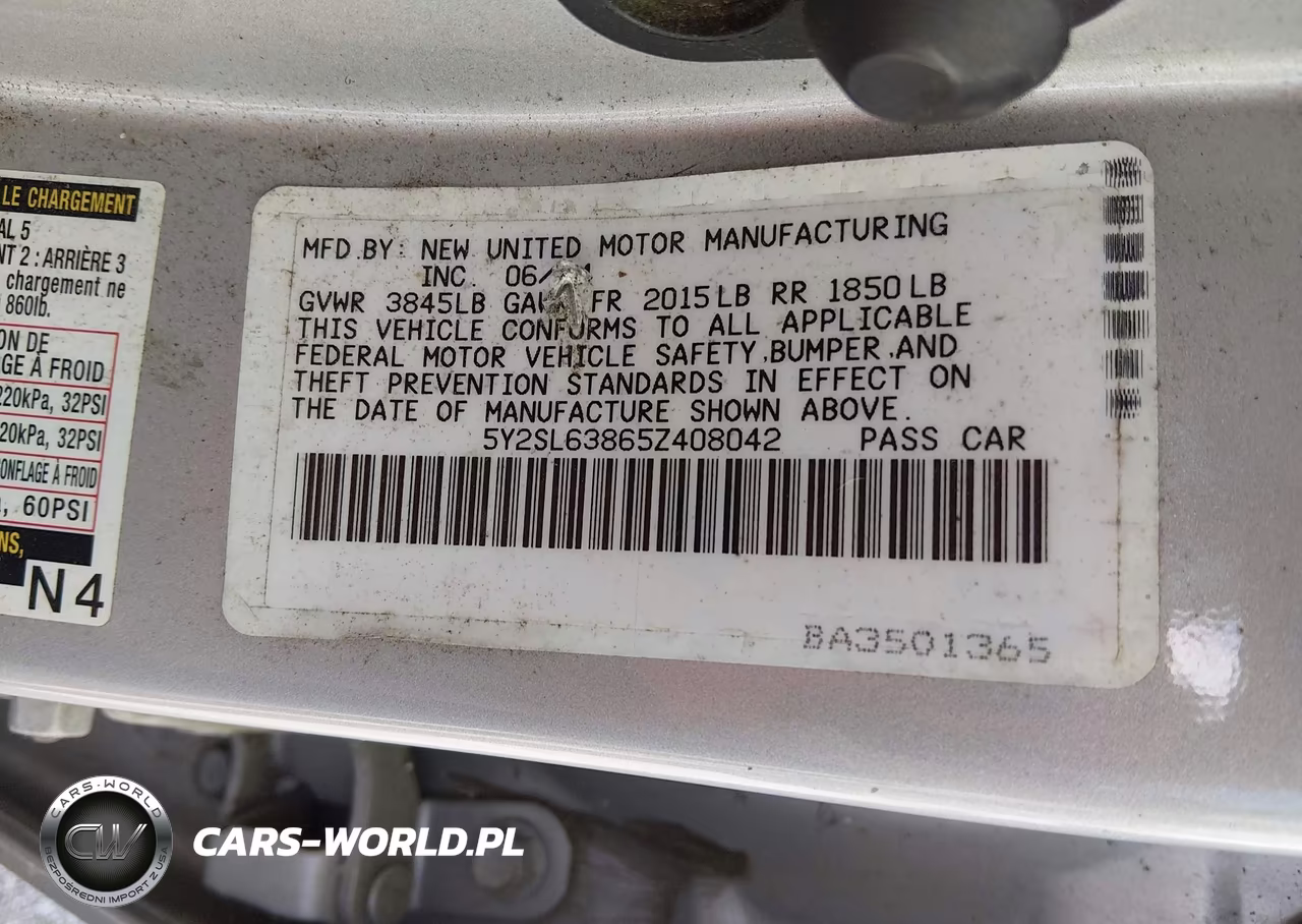 2005 Pontiac Vibe VIN:5Y2SL63865Z408042 - 9