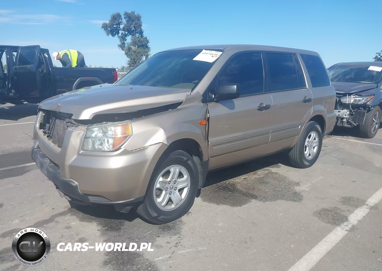 2007 Honda Pilot Lx VIN:5FNYF281X7B002151 - 2